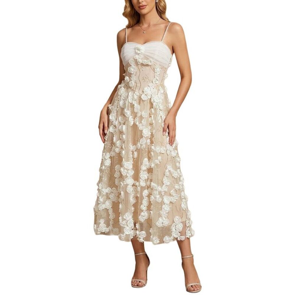 Anette Womens  Midi Dress